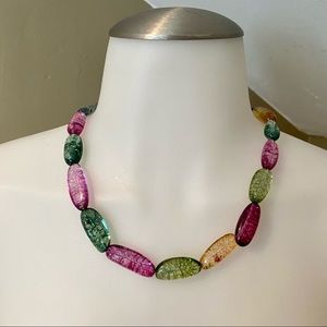 Candy Colored Beaded Necklace